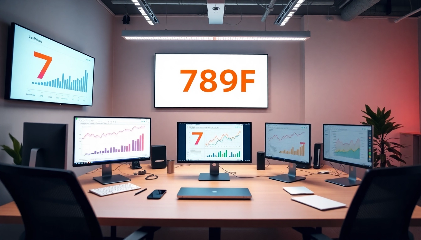 789F branding in a dynamic digital marketing environment showcasing data-driven strategies and innovative visuals for brand growth and visibility enhancement.