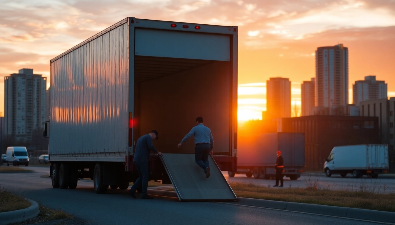 Apex YYC Moving Services team loading a truck in Calgary, showcasing trusted local moving professionals ensuring a stress-free experience.
