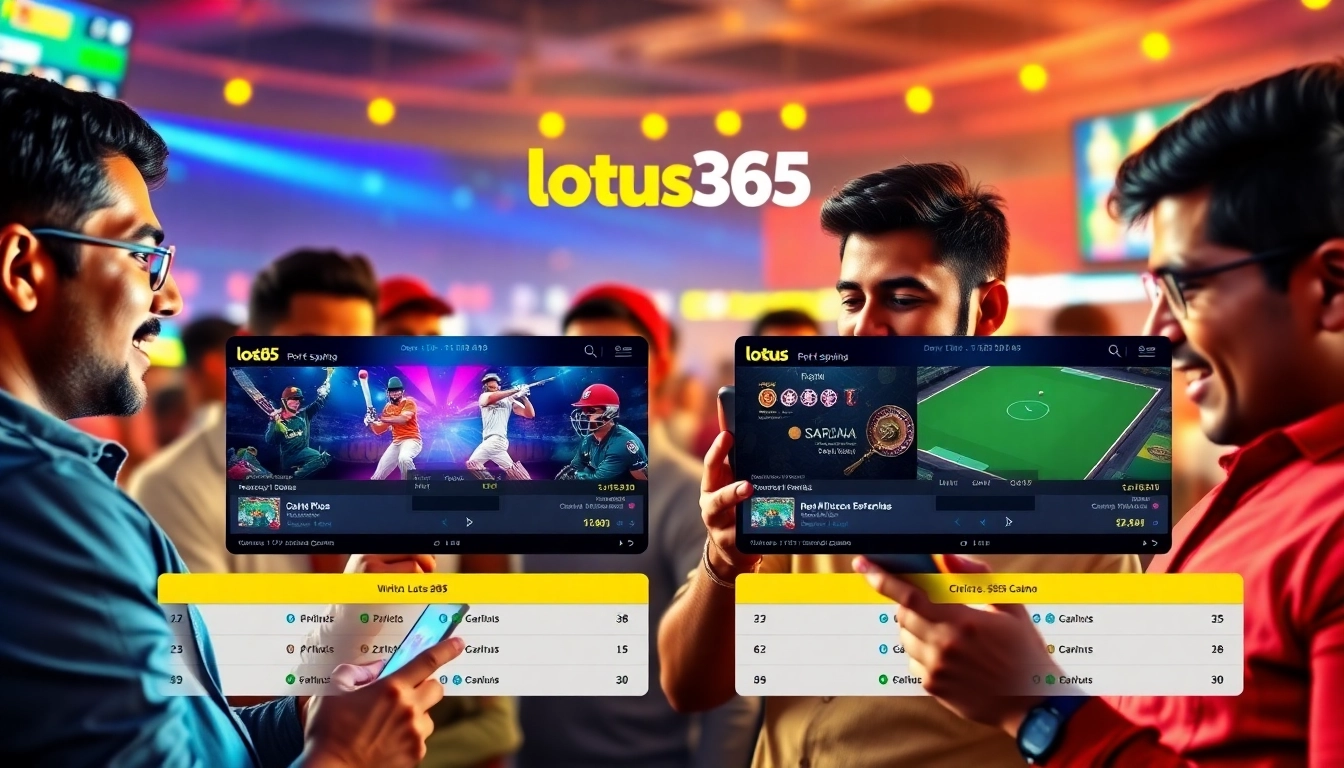 Lotus365 online betting platform showcasing cricket and casino games for Indian users with secure transactions and live updates.