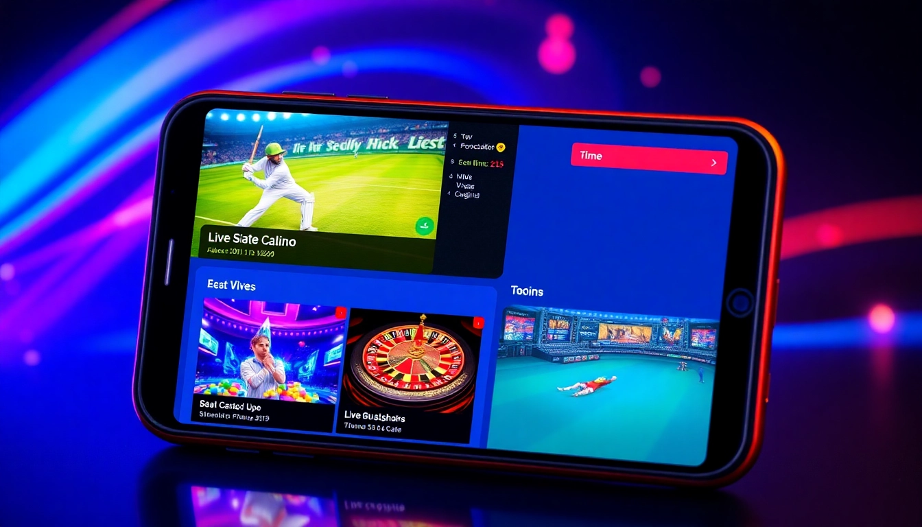 Image showcasing Reddy Anna Book’s live sports betting and casino games interface on a smartphone, illustrating quick betting options and real-time streaming for users.
