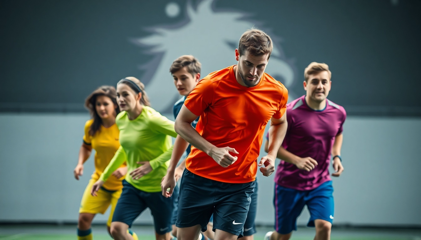 Leading sportswear manufacturers in Pakistan showcasing customized athletic apparel for athletes and teams.