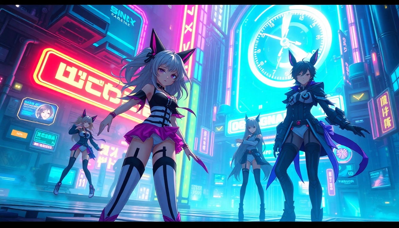 Hentai AI generates detailed anime characters engaging in fantasy scenarios with realistic textures and vibrant colors, enhancing immersion.