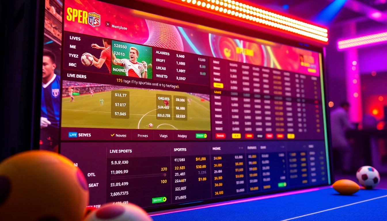 Fairplay24 online betting platform showcasing live sports and betting odds with a vibrant user