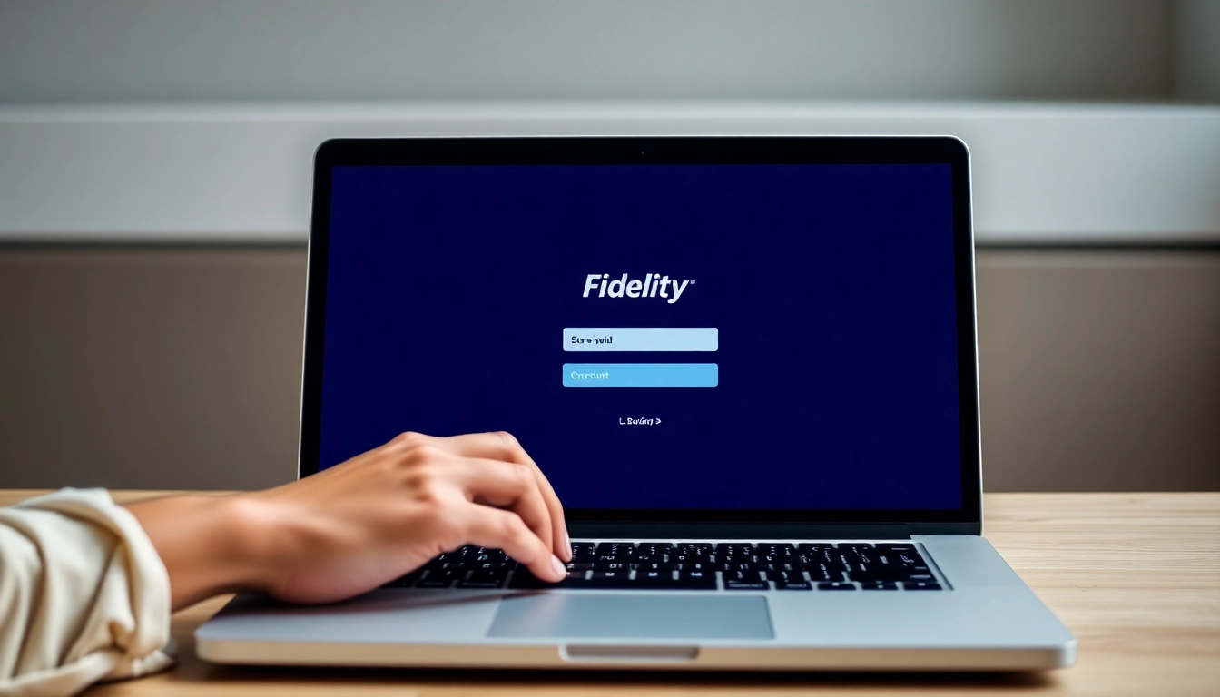 Guide to fidelity secure login with user entering credentials on a secure digital banking
