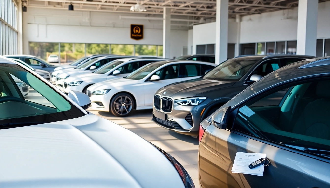 Professional team evaluating compro auto usate cars for quick sale and purchase process