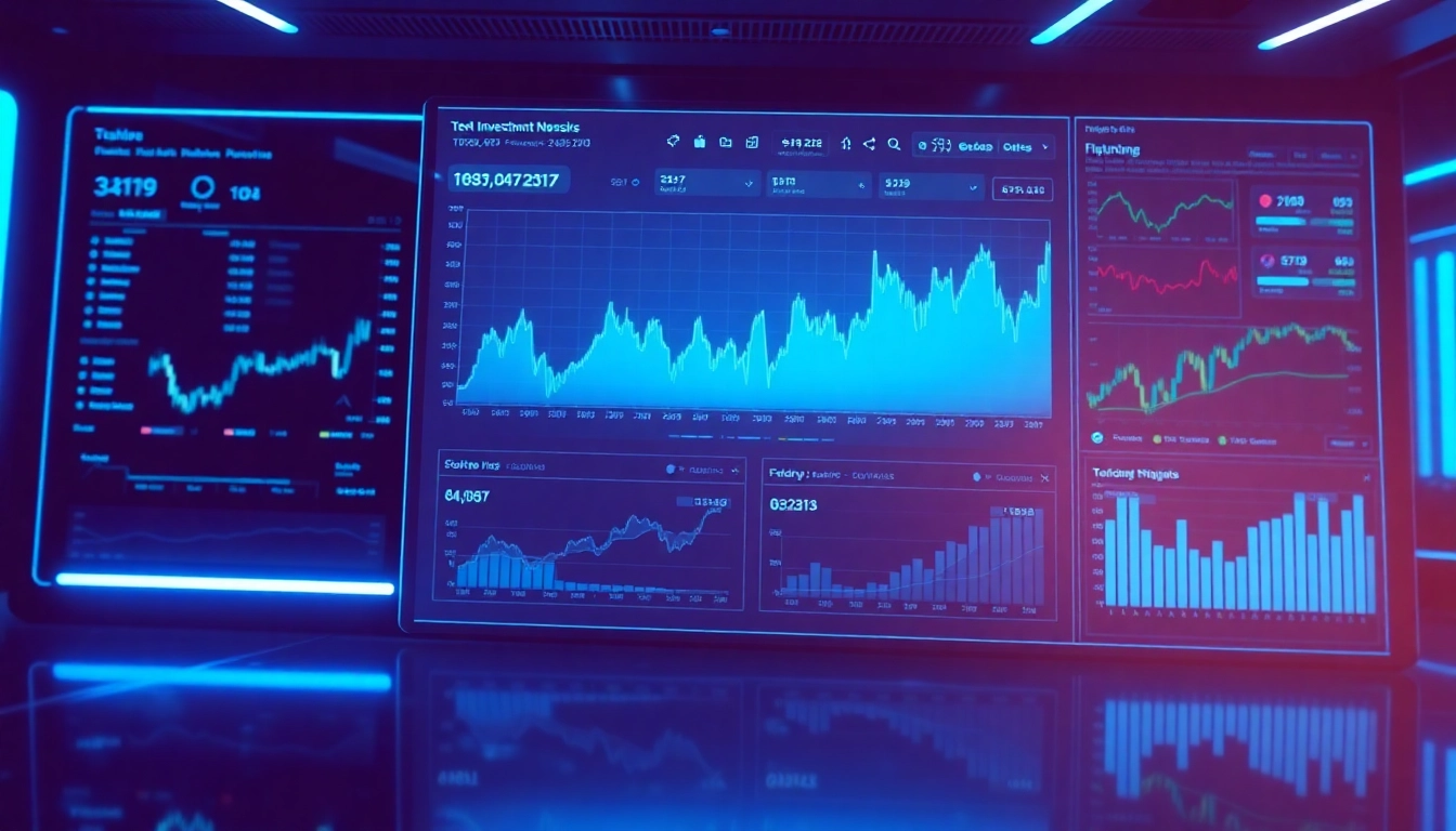 Tech investment news analysis with data charts and modern digital finance interface for