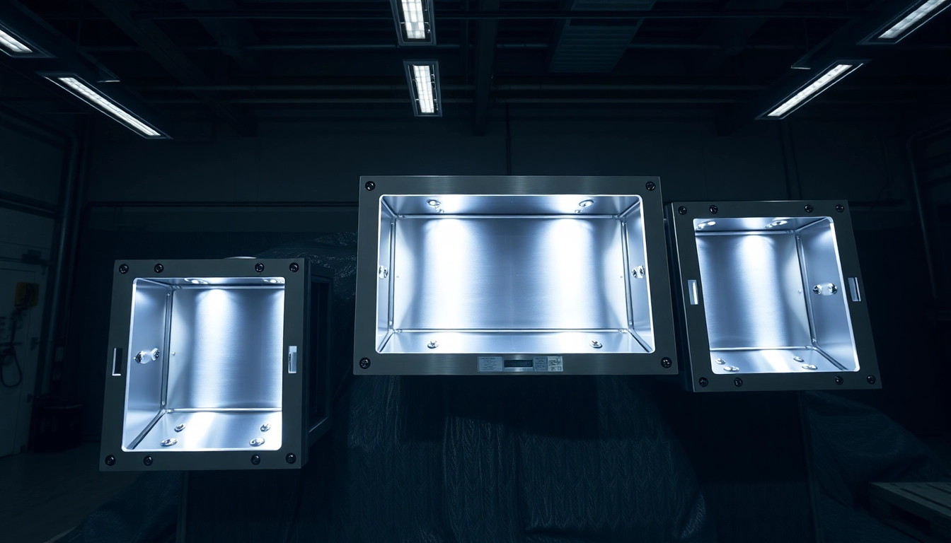 Professional fabrication of obudowy aluminiowe for electronic devices, showcasing precision