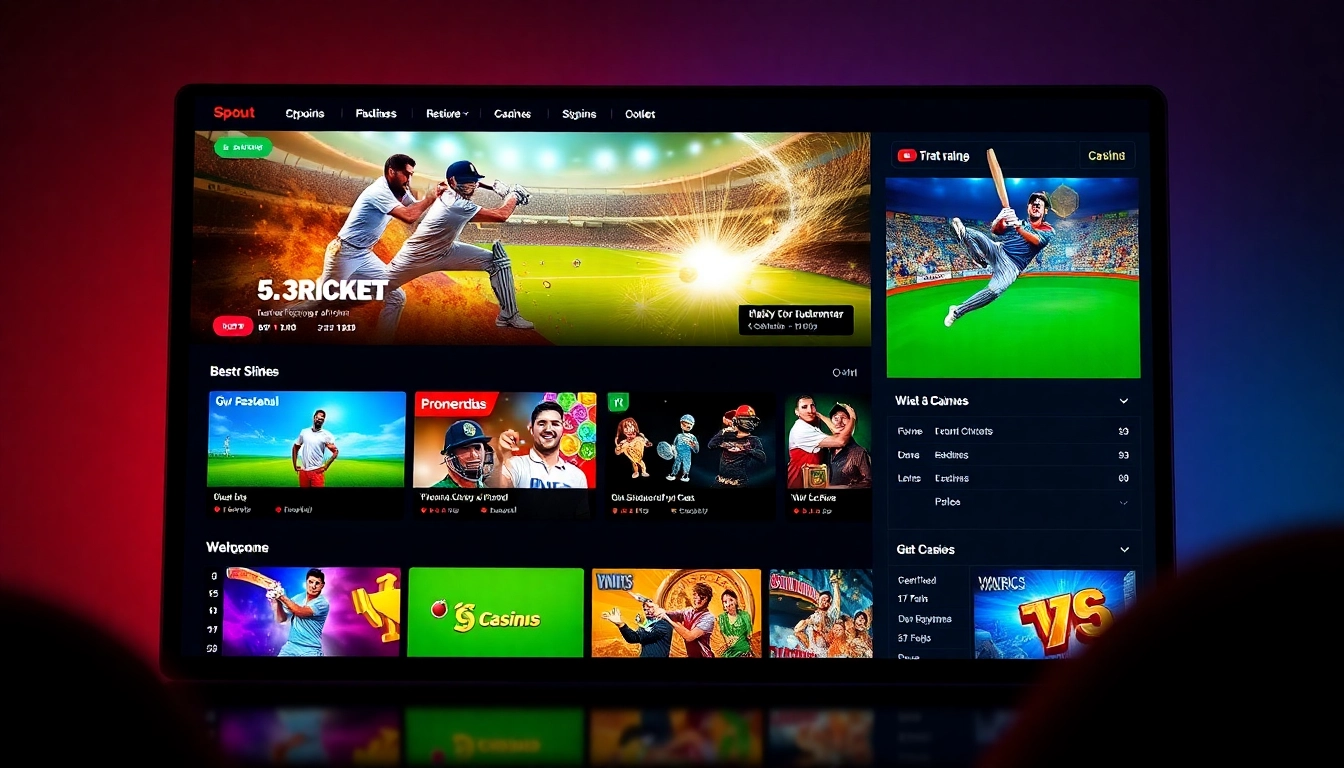 Kheloyar online betting platform showcasing live cricket, casino games, and user interface for