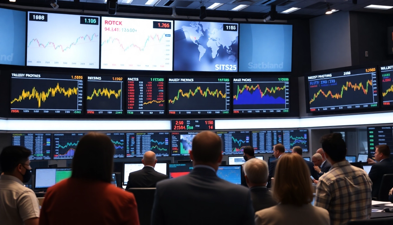 Dashboard showing latest investment news and stock data for financial professionals and investors